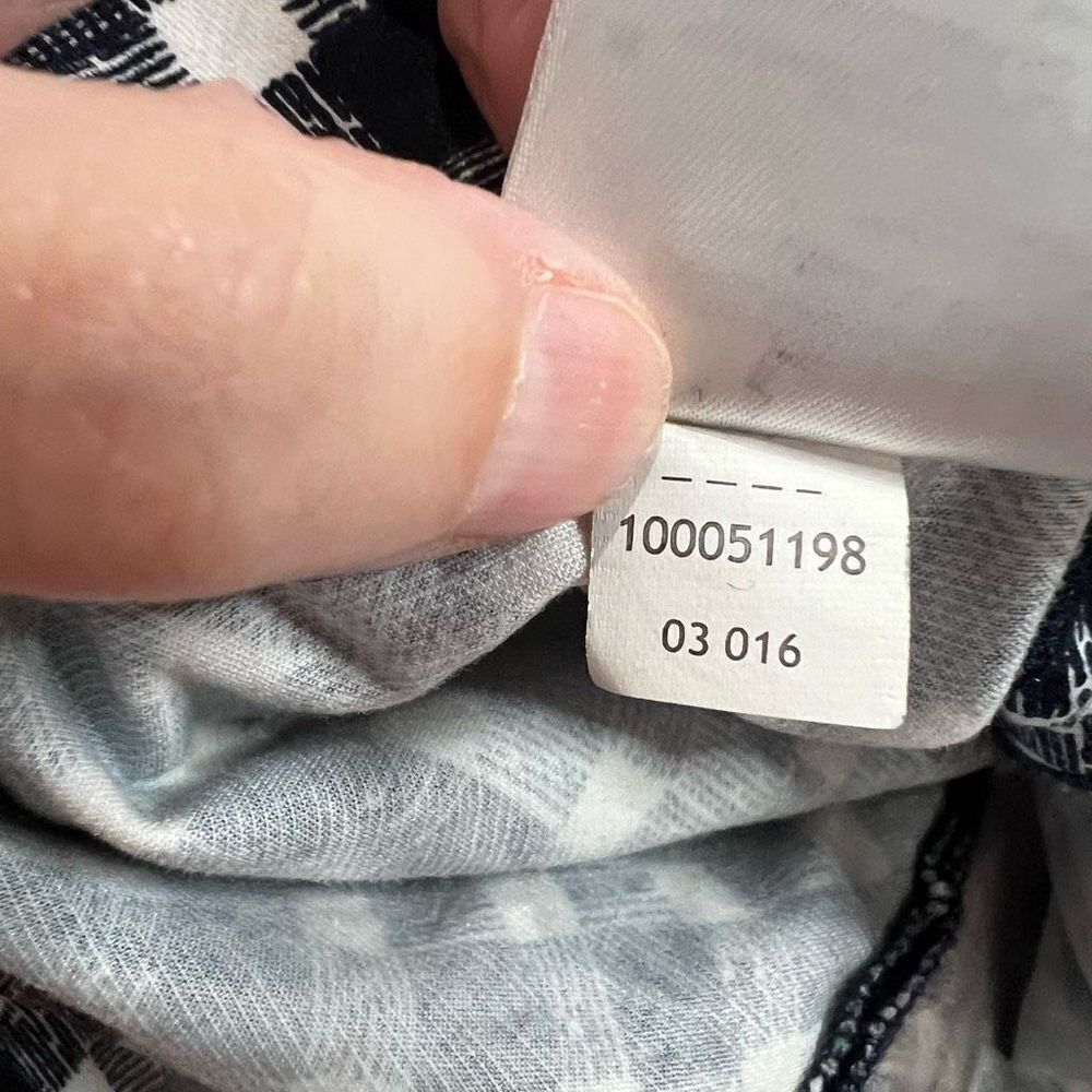 Brooks Brothers Blue & White Pattern Natalie Fit Career Casual Pants Womens 4 - Picture 7 of 10